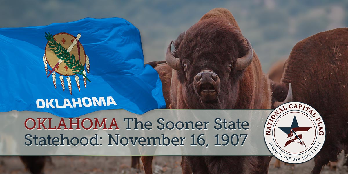 OKLAHOMA STATE INFORMATION SYMBOLS CAPITAL CONSTITUTION FLAGS visual data 4