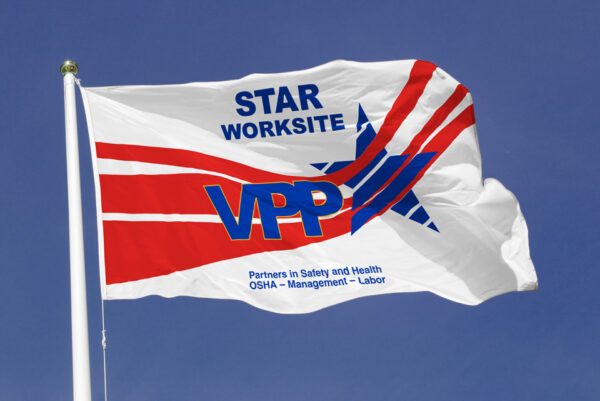 OSHA VPP Flag Flying Mockup