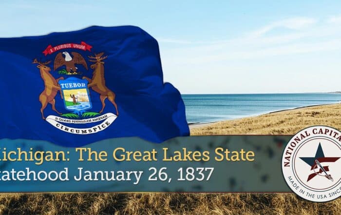 Michigan Statehood Flag History
