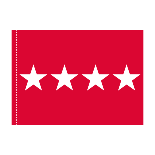 Army 4 Star General Officer Flag Pole Hem Finish