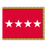 Army 4 Star General Officer Flag - Fringe