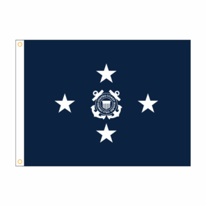 3x4 coast guard blue four star hg