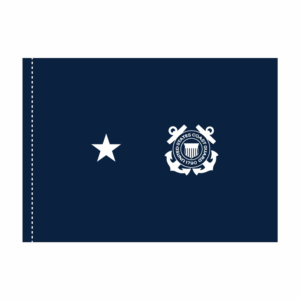 3x4 coast guard blue one star ph