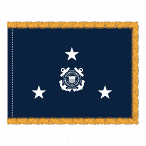 3x4 coast guard blue three star phf
