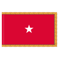 Army 1 Star General Officer Flag - Fringe