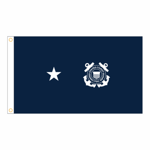 3x5 coast guard blue one star hg