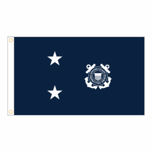 3x5 coast guard blue two star hg
