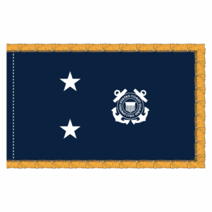 3x5 coast guard blue two star phf