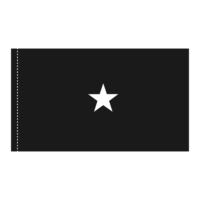 Space Force 1 Star General Officer Flag - Pole Hem