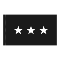 US Space Force 3 Star General Officer Flag - Pole Hem