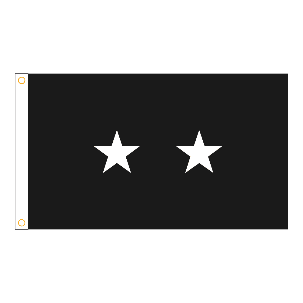 US Space Force 2 Star General Officer Flag - Grommets 2 US Space Force 2 Star General Officer Flag - Grommets