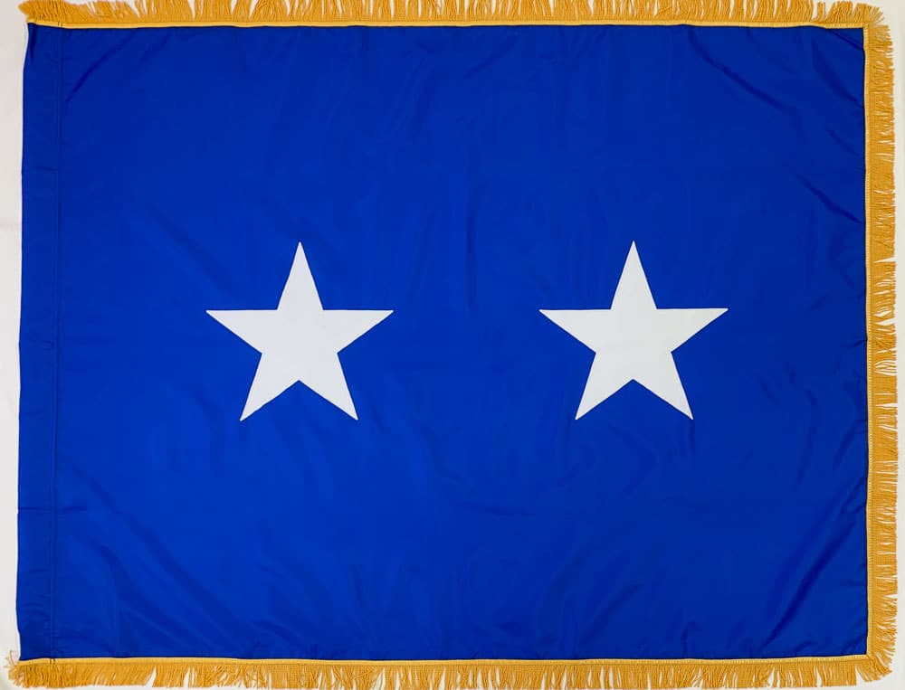 USAF 2 Star General Officer Flag - Fringe 3 USAF 2 Star General Officer Flag - Fringe - Image 2