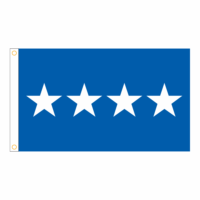 USAF 4 Star General Officer Flag - Grommets