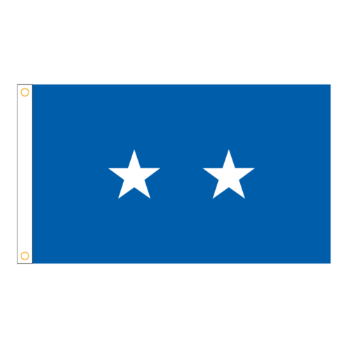 USAF 2 Star General Officer Flag - Grommets