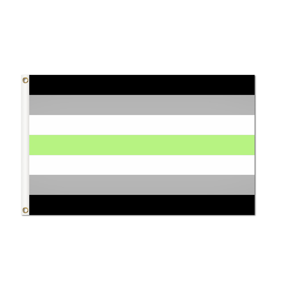 A-Gender Pride Flag - Grommets 2 A-Gender Pride Flag Grommets Finish