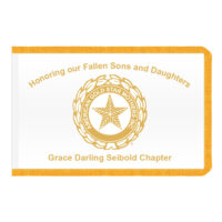 Customizable Gold Star Mothers Flag - Fringe