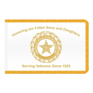 American Gold Star Mothers Flag Fringe Finish