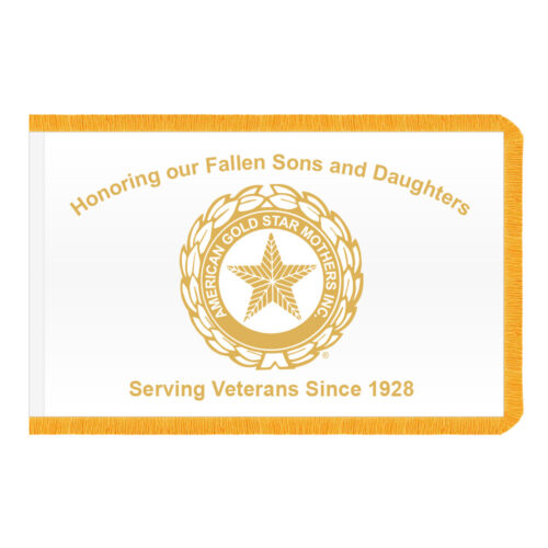 American Gold Star Mothers Flag Fringe Finish
