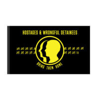 Hostages and Wrongful Detainees Flag - Pole Hem