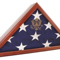 Presidential Flag Case Great Seal - Walnut