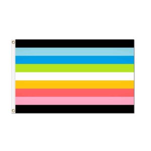 Queer Pride Flag Grommets Finish