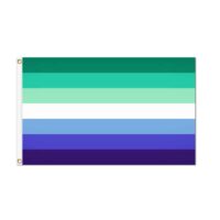 Trans-Inclusive Gay Men Flag - Grommets