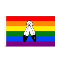 Two-Spirit Pride Flag - Grommets