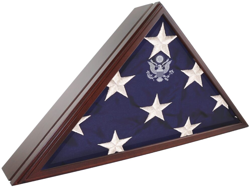 Vice Presidential Flag Case Great Seal - Cherry 2 Vice Presidential Flag Case Great Seal Cherry