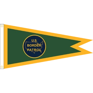 National Capital Flag U.S. Border Patrol Pennant Rendering
