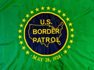 U.S. Border Patrol (USBP) Pole Hem Flag, view 2