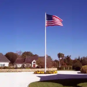 Fiberglass Flagpole Internal Halyard System