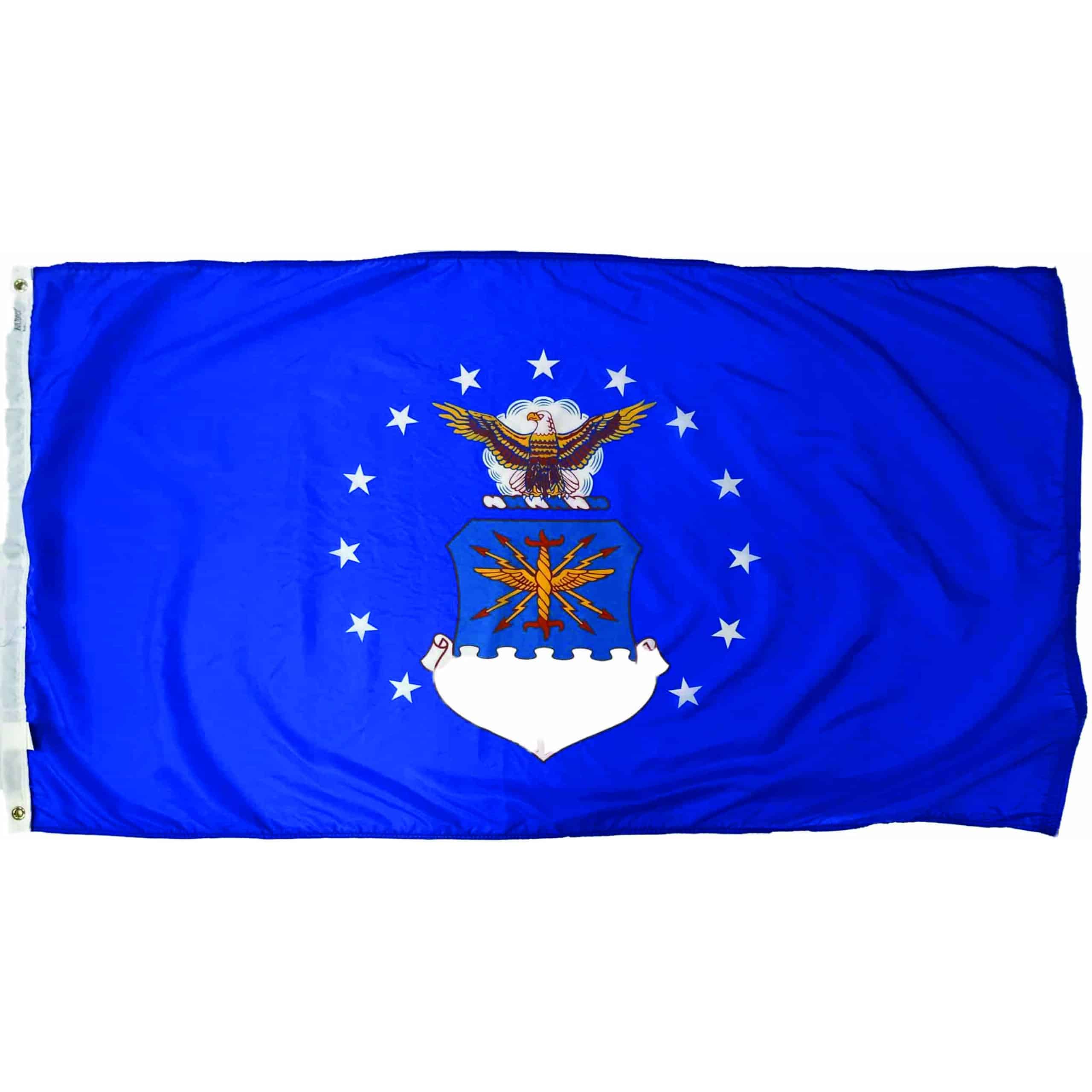 Air Force Flag - Grommets 2 Air Force Flag Grommets