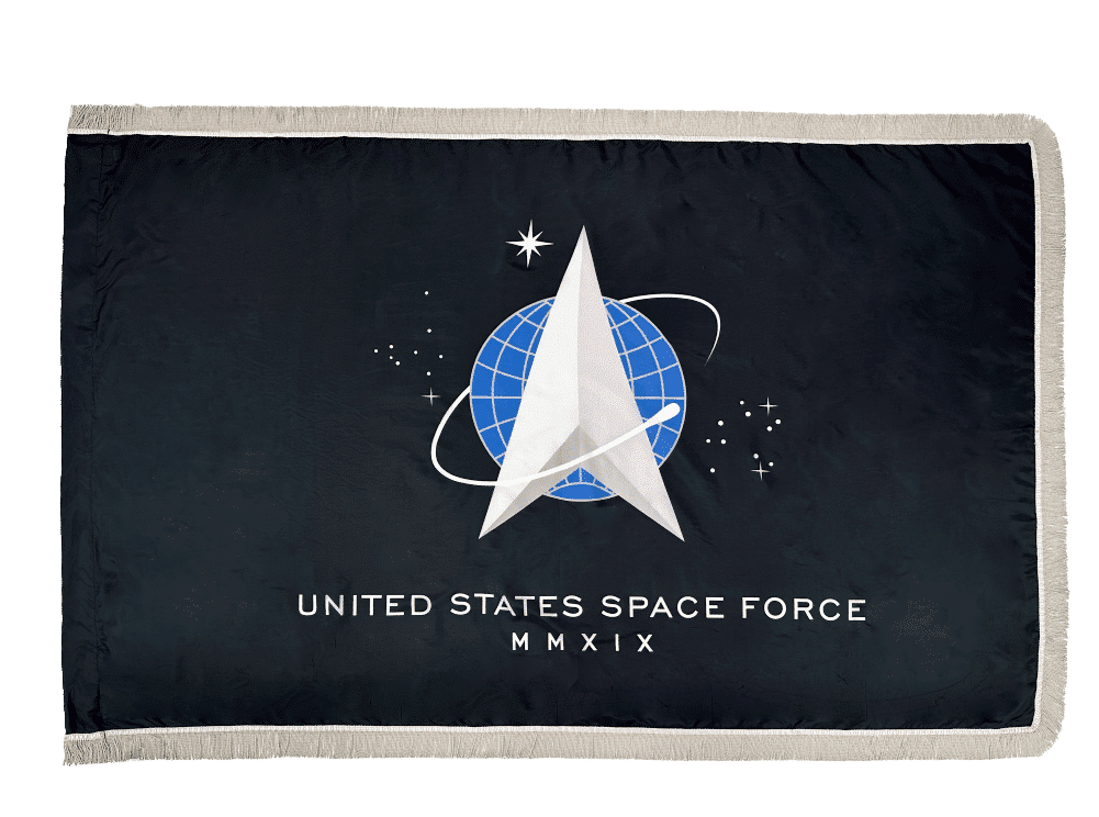 Space Force Flag - Fringe 2 United States Space Force Flag Fringe Finish