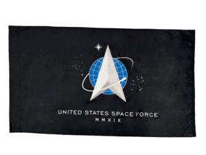 United States Space Force Flag Pole Hem Finish