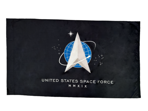 United States Space Force Flag Pole Hem Finish