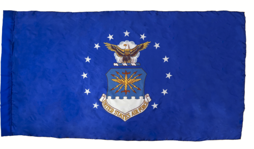 US Air Force Flag Pole Hem Finish