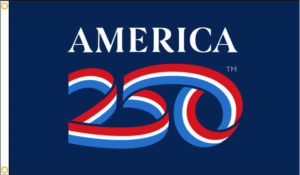 Official America 250™ Blue Flag