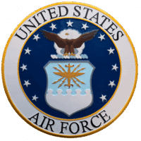 Air Force Wall Seal - Painted Wood