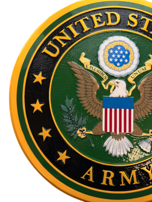 Army Wall Seal Close Up