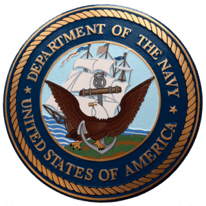 Navy Wall Seal Painted Wood Finish