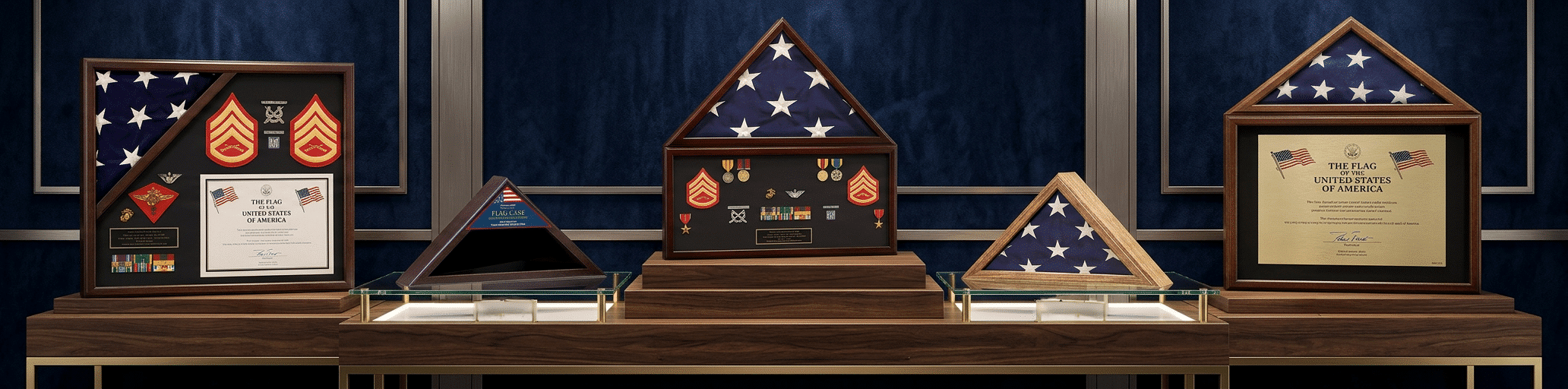 Flag Display Cases 25 Flag Display Cases