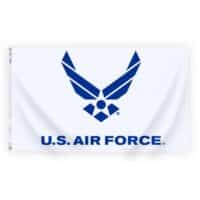 Air Force Wings Logo Flag - Grommets