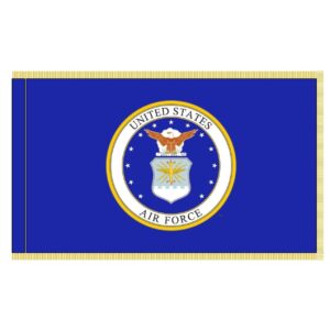 us air force logo flag fringe