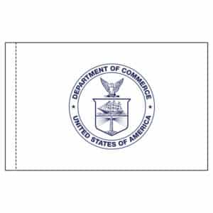 U.S. Department of Commerce Grommets Flag