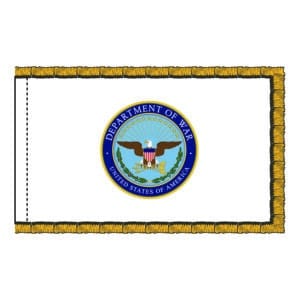 U.S. Department of War (DOW) Pole Hem Flag