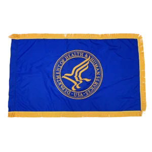 U.S. Department of Health and Human Services (HHS) Pole Hem Flag