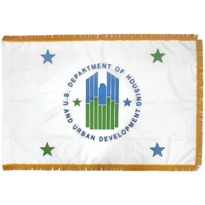 U.S. Department of Housing and Urban Development (HUD) Pole Hem Flag