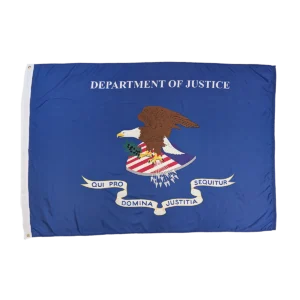 U.S. Department of Justice (DOJ) Grommets Flag