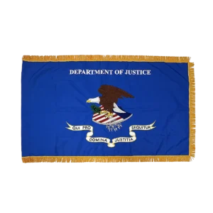 U.S. Department of Justice (DOJ) Pole Hem Flag