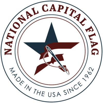 National Capital Flag round seal, Made in the USA since 1962